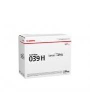 Canon 039H Tonerpatrone Karton auf weißem Hintergrund, beschriftet mit „039H