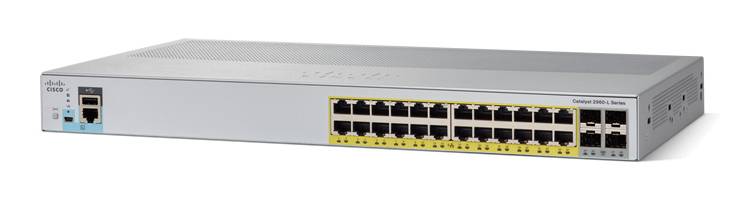 Cisco Catalyst 2960L-24PS-LL - Switch - managed - 24 x 10/100/1000 (PoE+)
