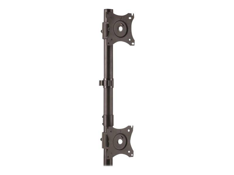 StarTech.com Vertical Desk Mount Dual Monitor Arm - For Monitors 13"" to 27"" - Adjustable - Desk Clamp / Grommet-Hole