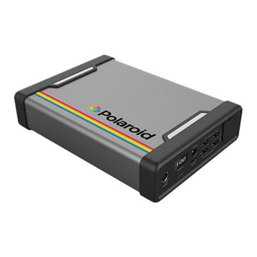 Polaroid PS300 Mobile Energy Storage System - Powerbank + AC-Netzteil - 289.5 Wh - 100 Watt (Gleichstromstecker, Zigarettenanzünden, 4 x USB, USB-C)