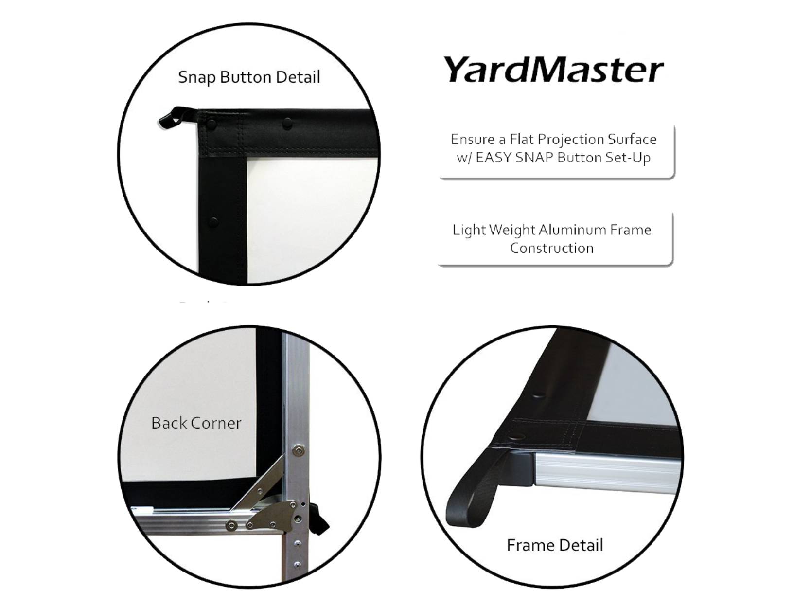 Yard Master 2 124,5 x 221,5 cm (16:9) 100"