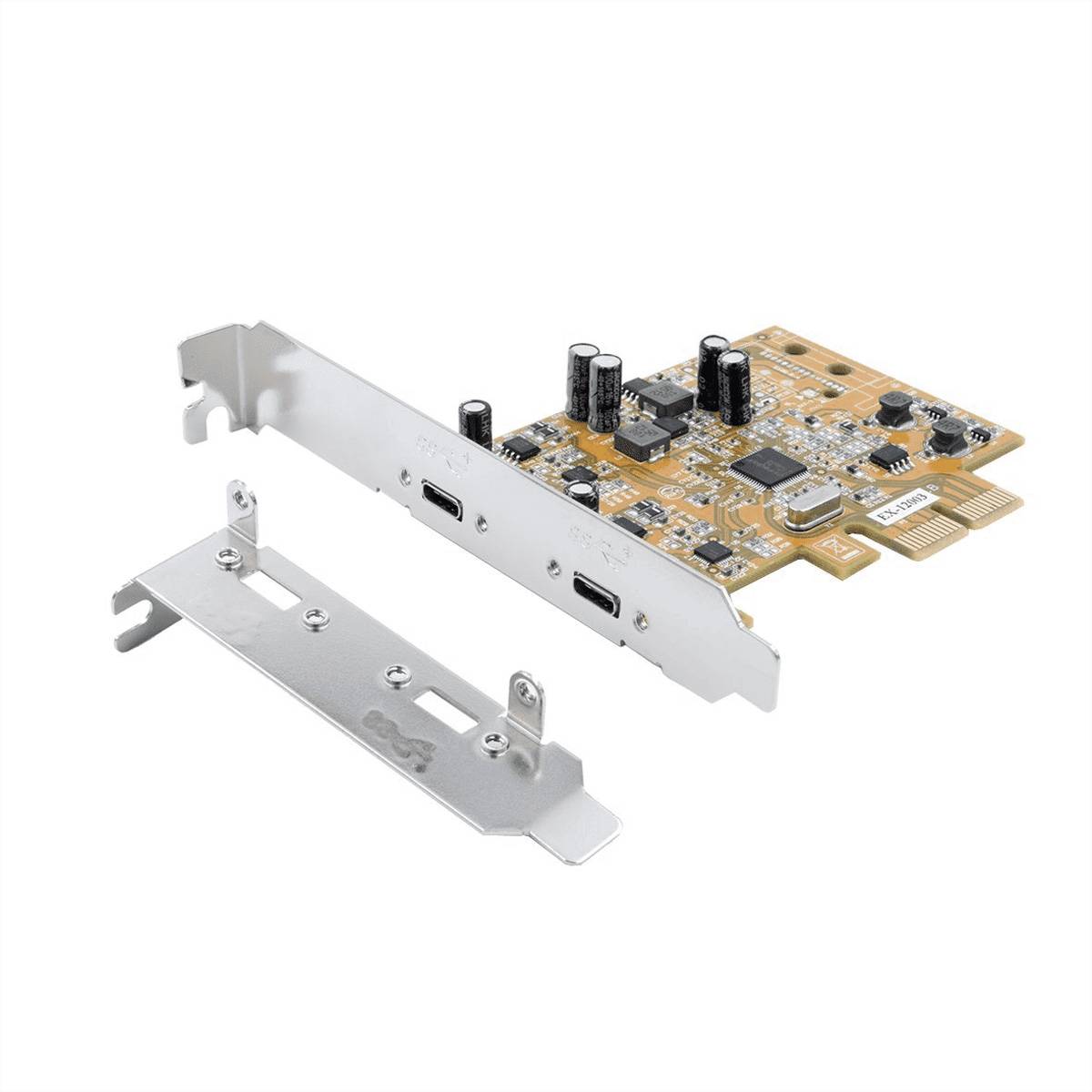 EXSYS EX-12003 USB 3.2 Gen2 PCIe 2x C-Ports