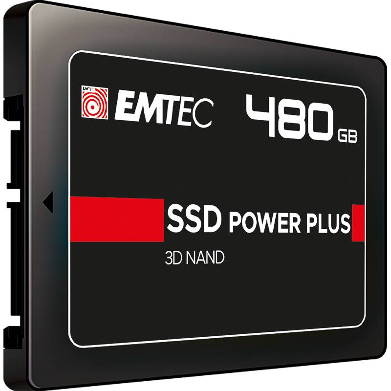 EMTEC X150 Power Plus 3D NAND - 480 GB SSD - intern - 2.5" (6.4 cm)