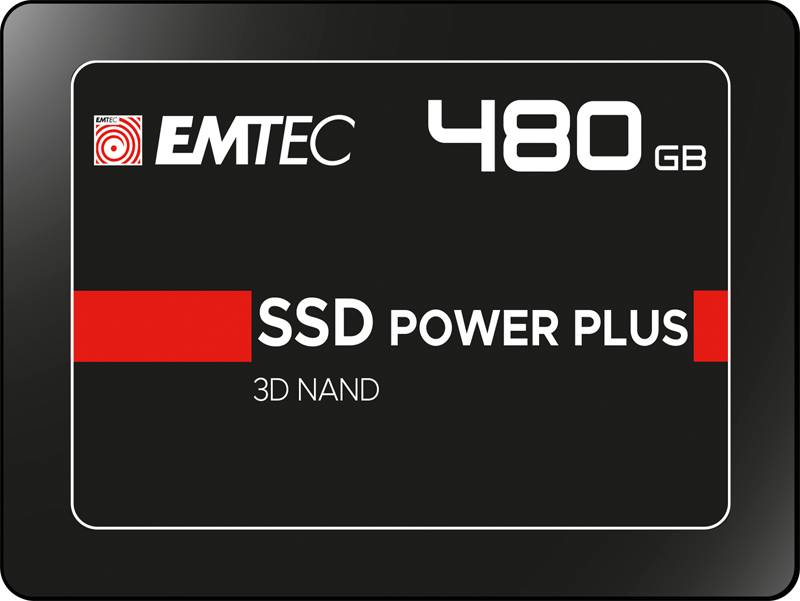 EMTEC X150 Power Plus 3D NAND - 480 GB SSD - intern - 2.5" (6.4 cm)