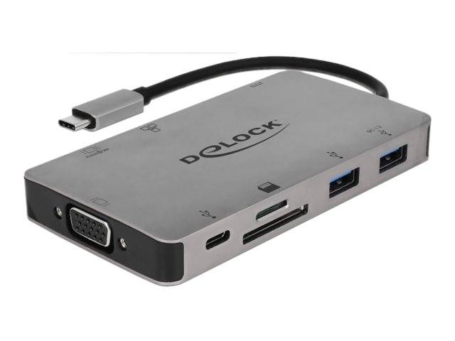 Delock - Dockingstation - USB-C - VGA, HDMI