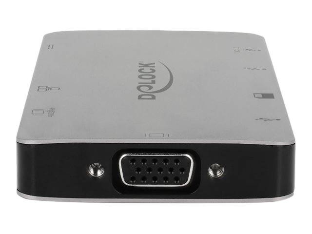 Delock - Dockingstation - USB-C - VGA, HDMI