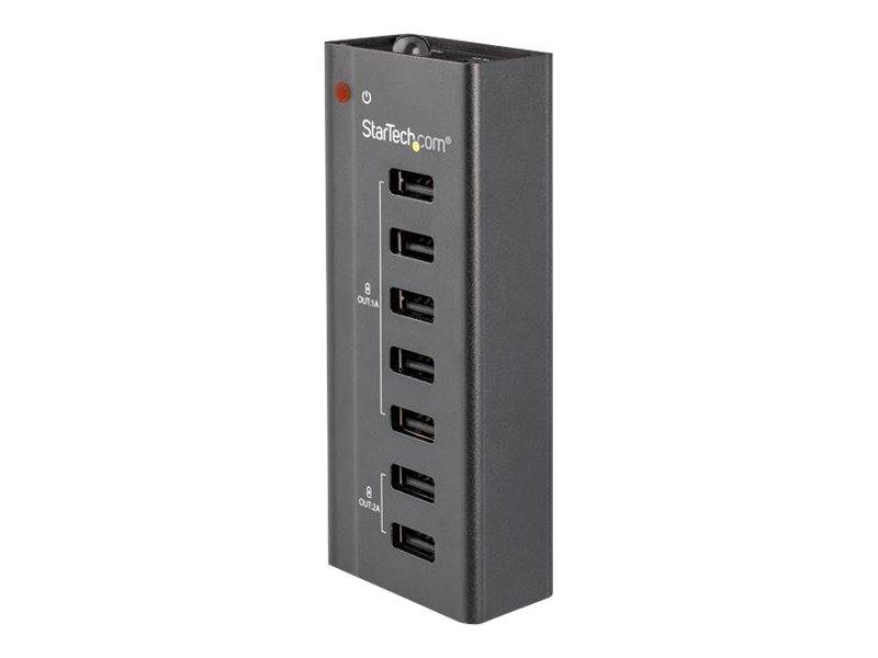 StarTech.com ST7C51224EU USB Ladestation (7 Ports, 5x 1A Ports & 2x 2A Ports, Standalone, USB Ladestreifen fur mehrere