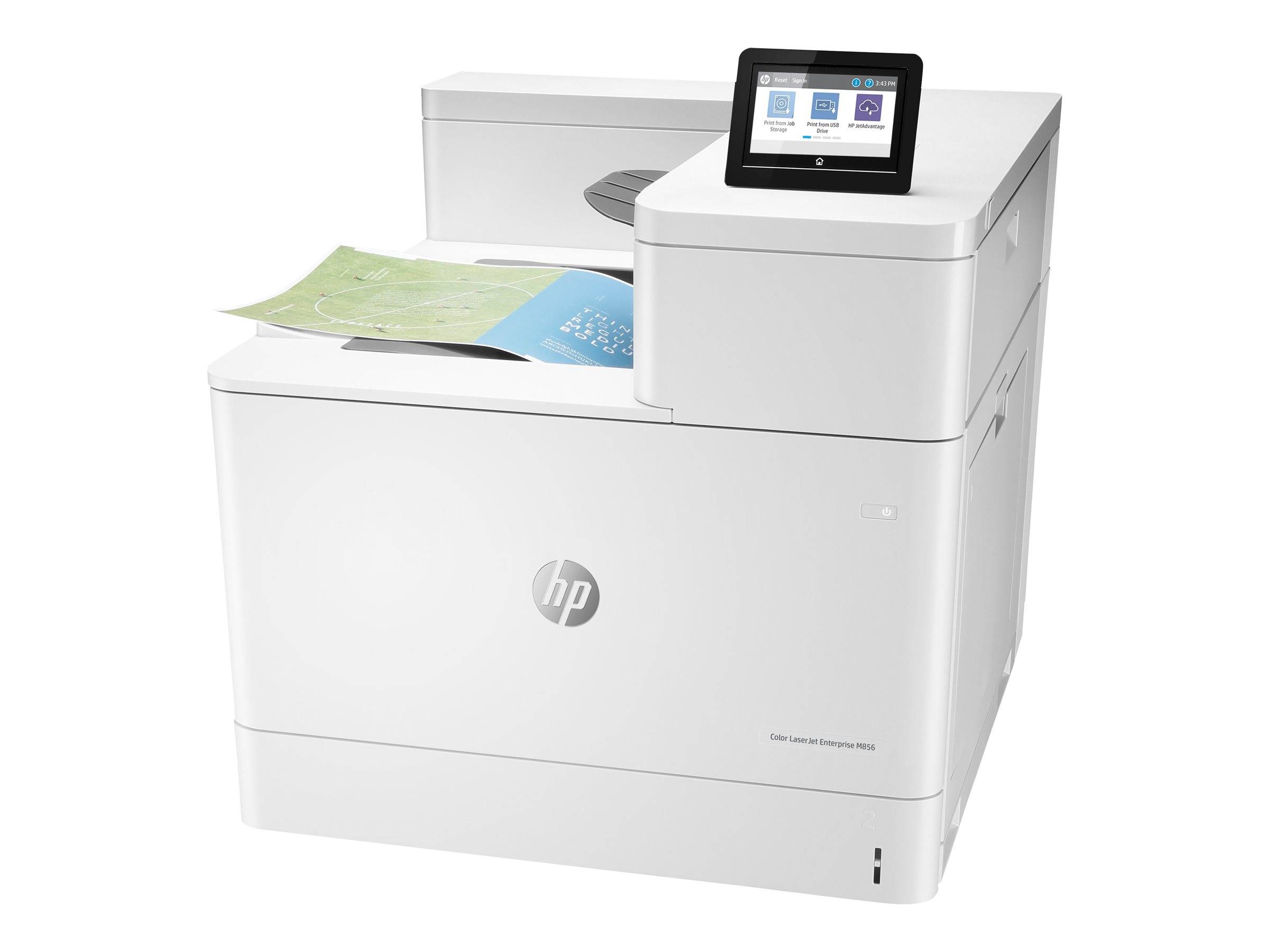 HP Color LaserJet Enterprise M856dn - Drucker - Farbe - Duplex - Laser - A3/Ledger - 1200 x 1200 dpi - bis zu 56 Seiten/