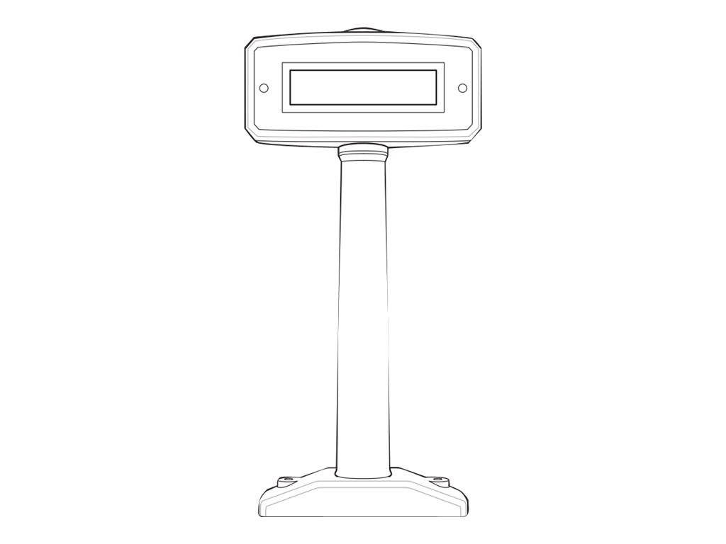 Zebra - Barcodescanner-Ferndisplay - für Zebra MP6000 Long