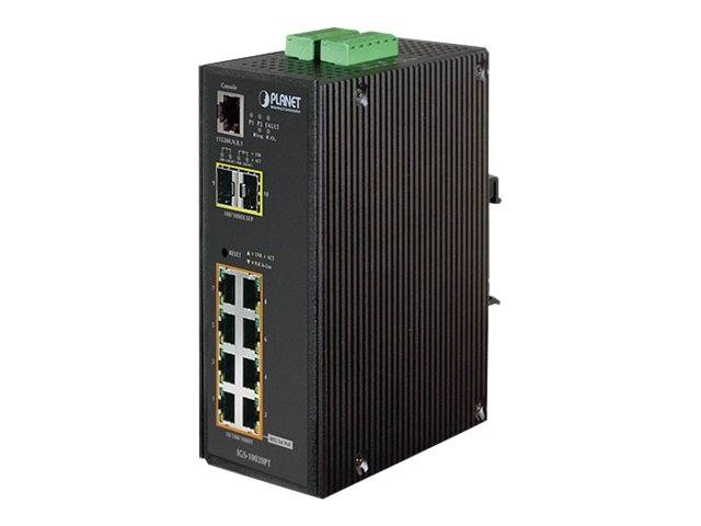 PLANET IGS-10020PT - Switch - managed - 8 x 10/100/1000 (PoE)