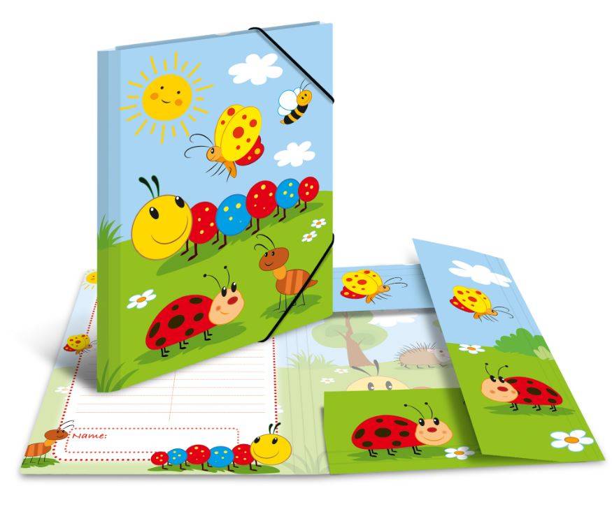 HERMA 19784, A4, Karton, Mehrfarben, Porträt, Gummiband, 240 mm