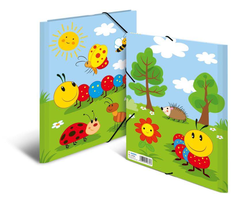 HERMA 19784, A4, Karton, Mehrfarben, Porträt, Gummiband, 240 mm