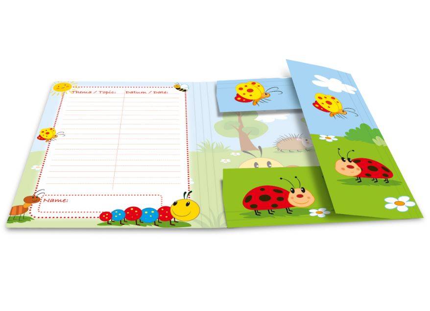 HERMA 19784, A4, Karton, Mehrfarben, Porträt, Gummiband, 240 mm