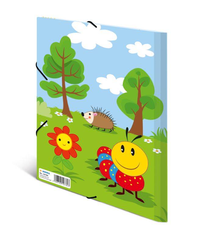 HERMA 19784, A4, Karton, Mehrfarben, Porträt, Gummiband, 240 mm