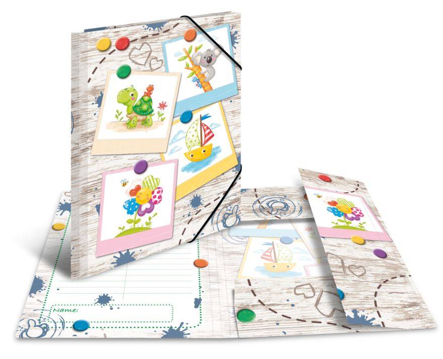 HERMA 19786, A4, Karton, Mehrfarben, Porträt, Gummiband, 240 mm