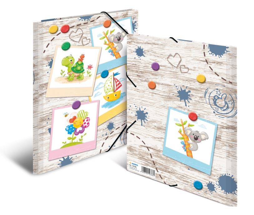 HERMA 19786, A4, Karton, Mehrfarben, Porträt, Gummiband, 240 mm