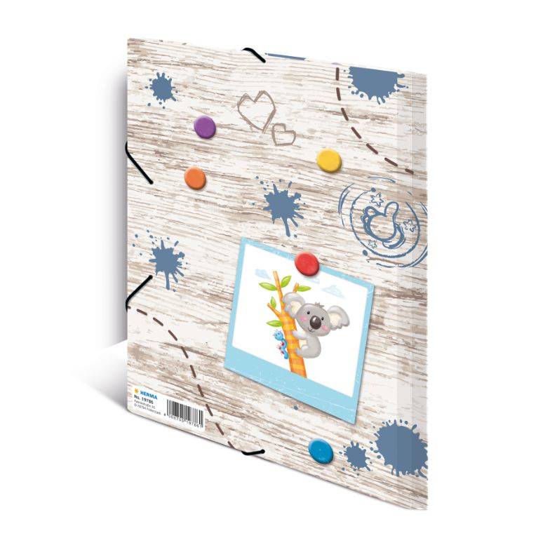 HERMA 19786, A4, Karton, Mehrfarben, Porträt, Gummiband, 240 mm