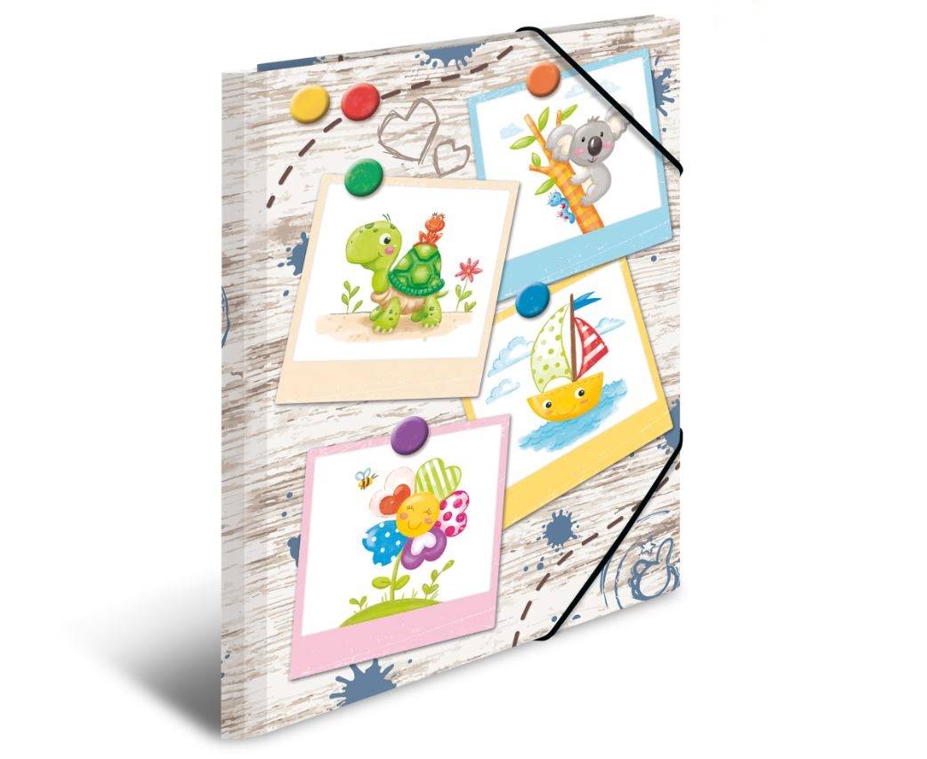 HERMA 19786, A4, Karton, Mehrfarben, Porträt, Gummiband, 240 mm