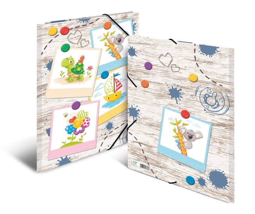 HERMA 19796, A3, Karton, Mehrfarben, Porträt, Gummiband, 335 mm