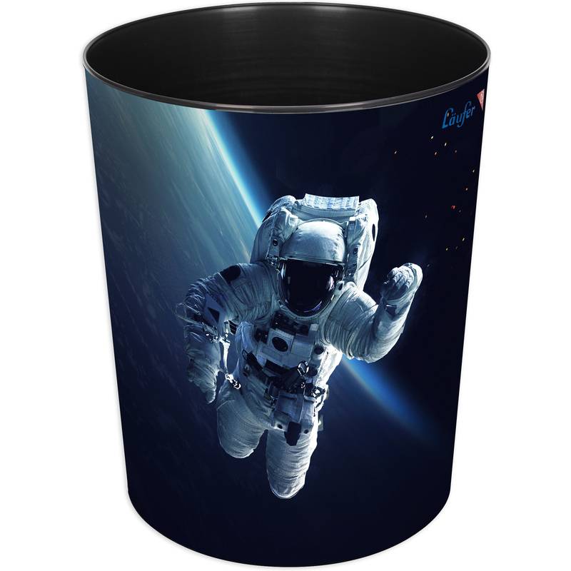 Läufer Papierkorb Astronaut