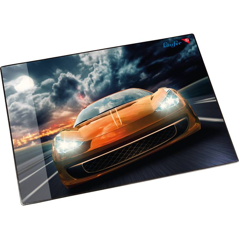 Läufer Schreibunterlage Rennauto, 400 x 530 mm
