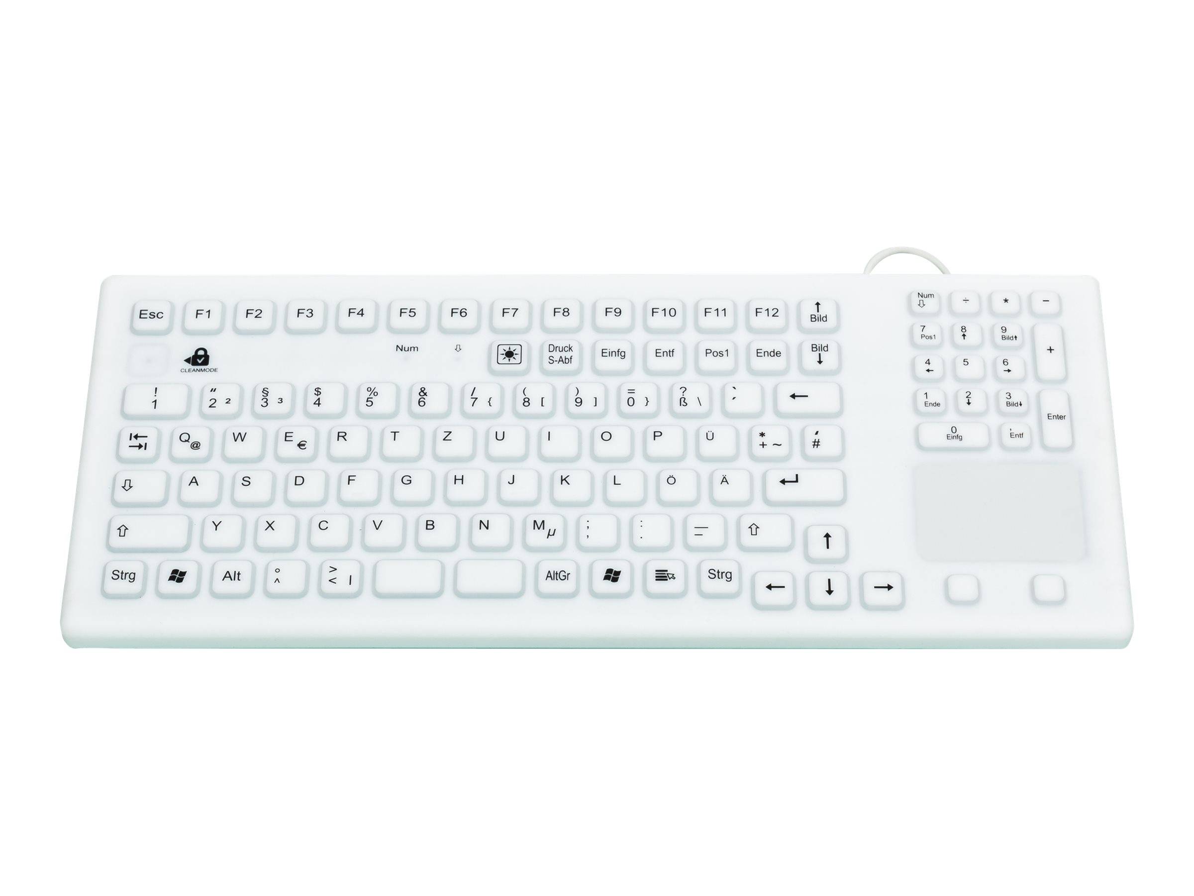 GETT - InduKey TKG-107-TOUCH - Tastatur - mit Touchpad