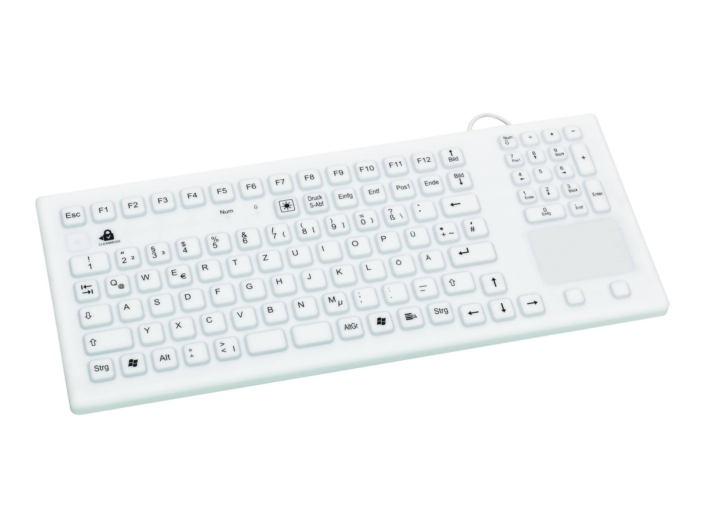 GETT - InduKey TKG-107-TOUCH - Tastatur - mit Touchpad