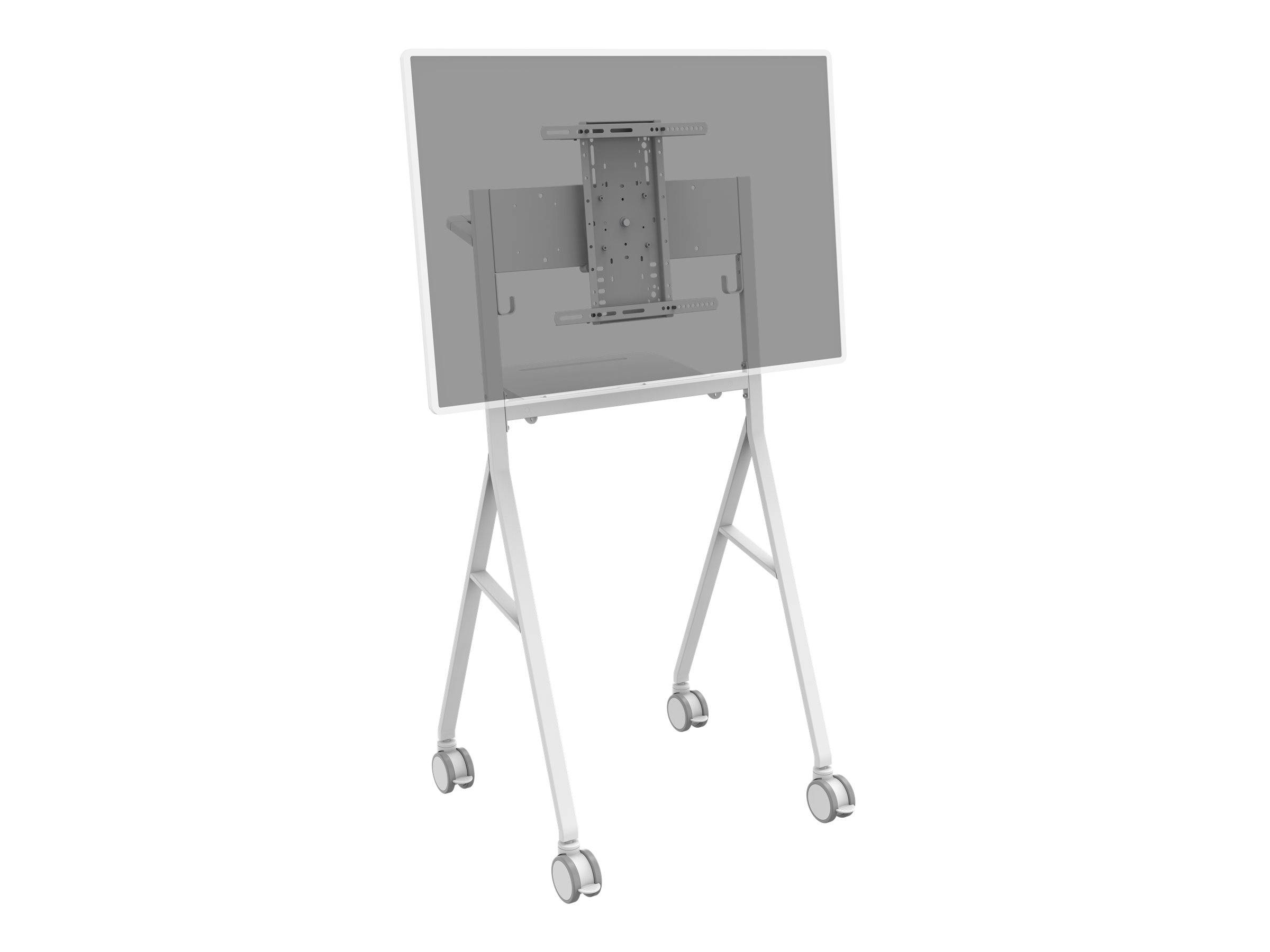 Vision VFM-F10 - Wagen - für Flachbildschirm - Stahl - Off-White - Bildschirmgröße: 127-139.7 cm (50""-55"")
