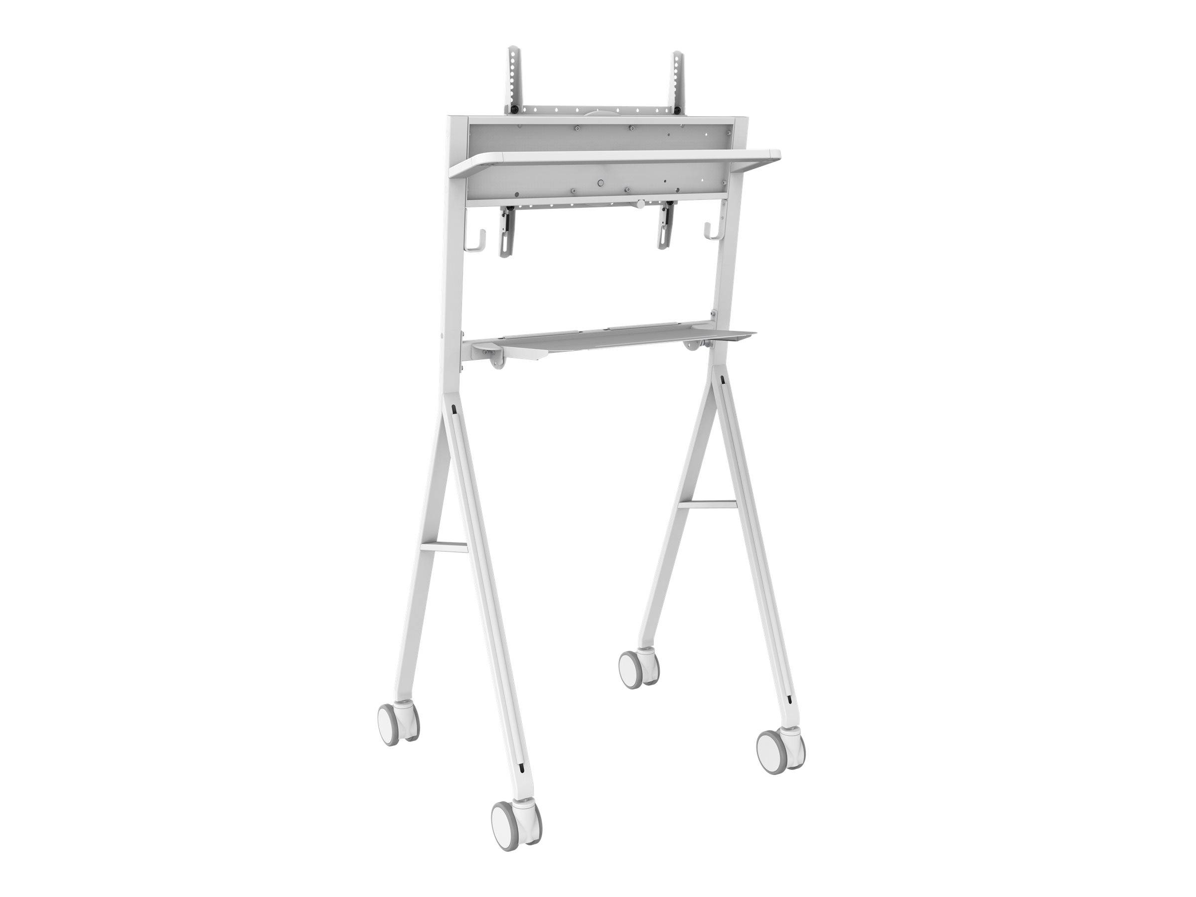 Vision VFM-F10 - Wagen - für Flachbildschirm - Stahl - Off-White - Bildschirmgröße: 127-139.7 cm (50""-55"")