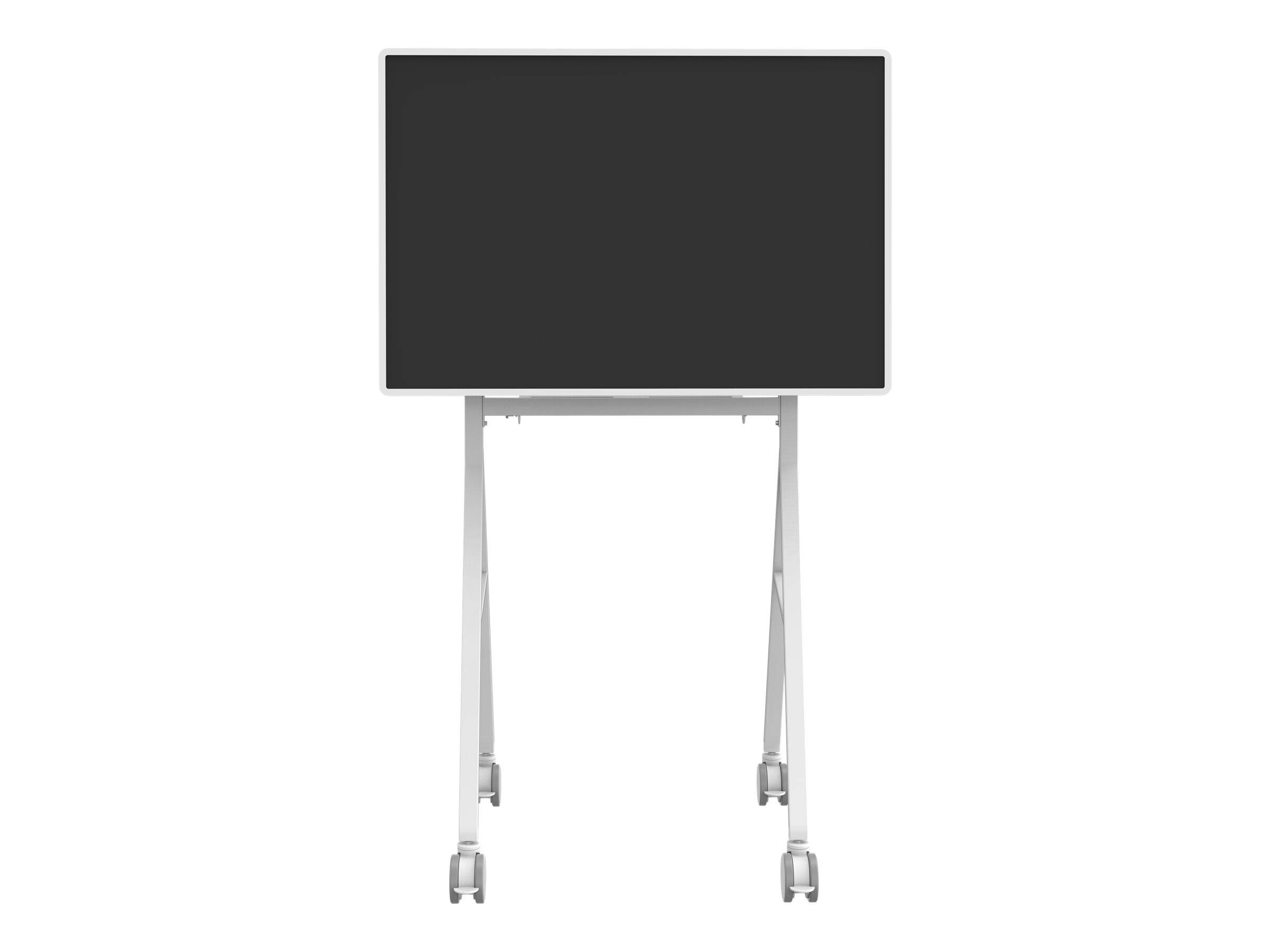 Vision VFM-F10 - Wagen - für Flachbildschirm - Stahl - Off-White - Bildschirmgröße: 127-139.7 cm (50""-55"")