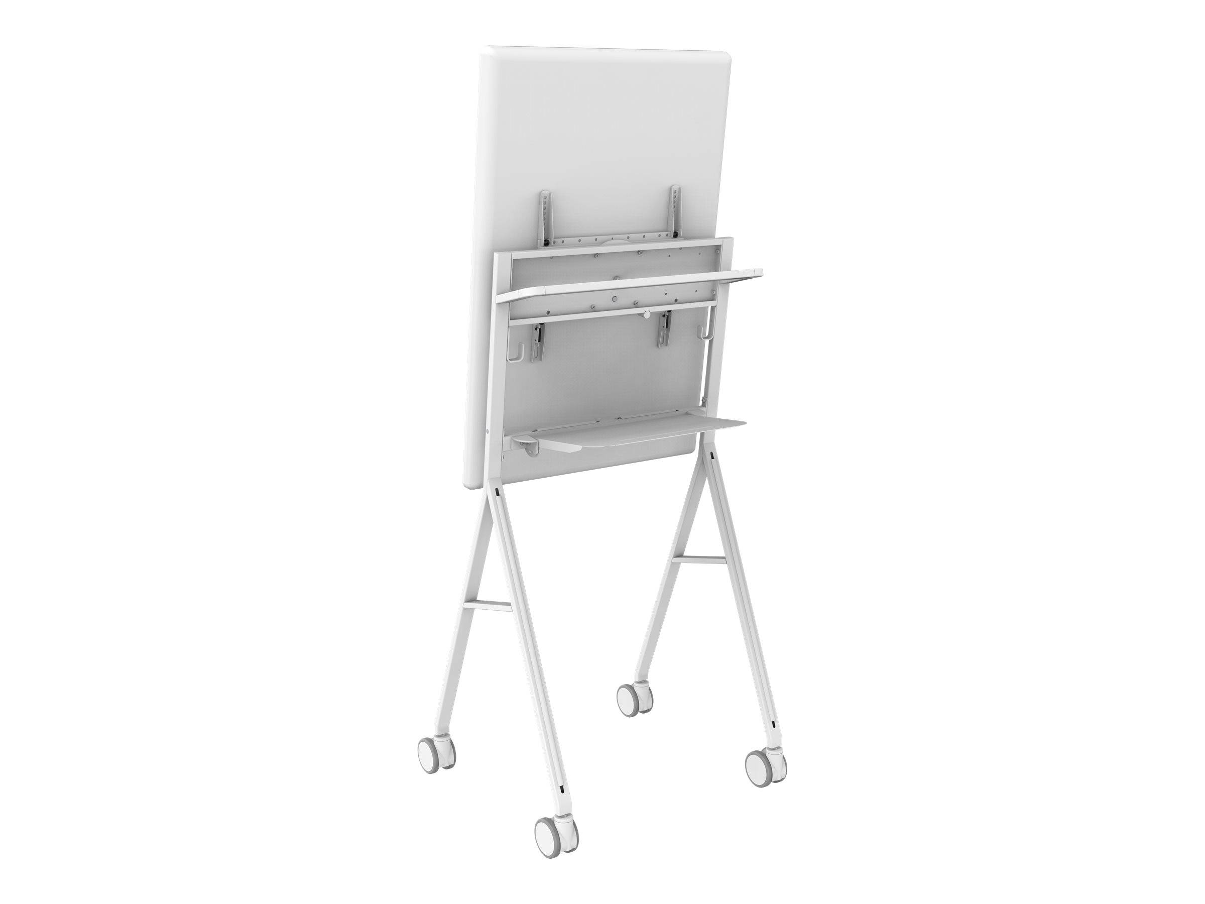 Vision VFM-F10 - Wagen - für Flachbildschirm - Stahl - Off-White - Bildschirmgröße: 127-139.7 cm (50""-55"")