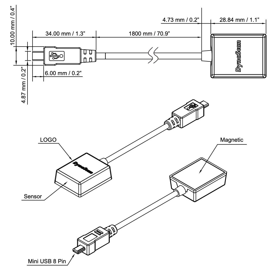 DynaScan ESK302 - Erweiterungssensor-Kit für