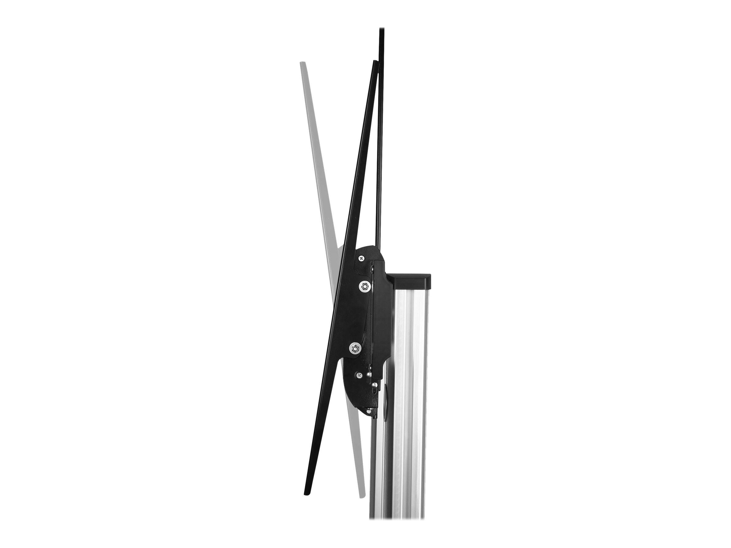 Equip Pro - Wagen - für LCD TV - Kunststoff, Aluminium, Stahl - Schwarz, Silber - Bildschirmgröße: 152.4-254 cm