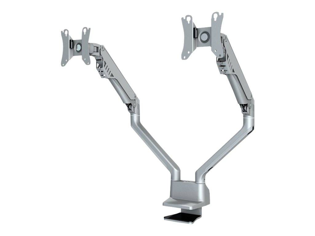 Neomounts Monitor-Tischhalterung FPMA-D750DSILVER 2 Display(s) 25,4cm (10") - 81,3cm (32") Grau Schwenkbar, Rotierbar, Neigbar