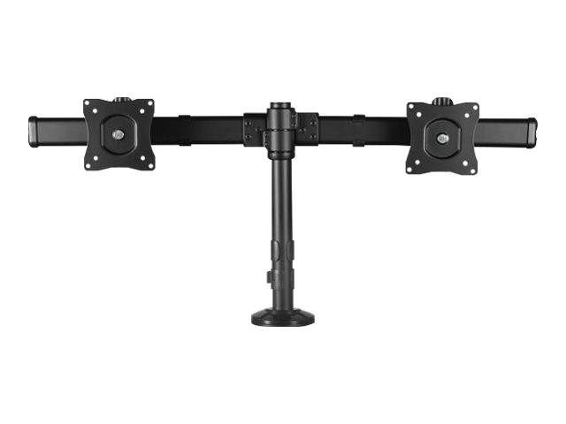 StarTech.com Dual-Monitor-Arm Halterung - Für bis zu 27-Zoll-Monitore - Flaches Design - Tischhalterung oder Tüllenloch-