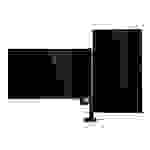 AOC AD110D0 - Befestigungskit - für 2 LCD-Displays (einstellbarer Arm)