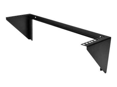 StarTech.com 19 Zoll 3HE Wandhalter Rack Mount vertikal - 3U Rack Bracket 19 Wandverteiler in Stahl schwarz - Open Frame