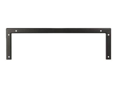 StarTech.com 19 Zoll 3HE Wandhalter Rack Mount vertikal - 3U Rack Bracket 19 Wandverteiler in Stahl schwarz - Open Frame