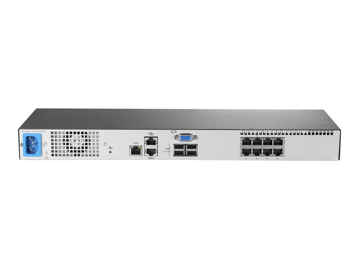 HPE KVM Console G3 Switch 0x1x8 - KVM-Switch