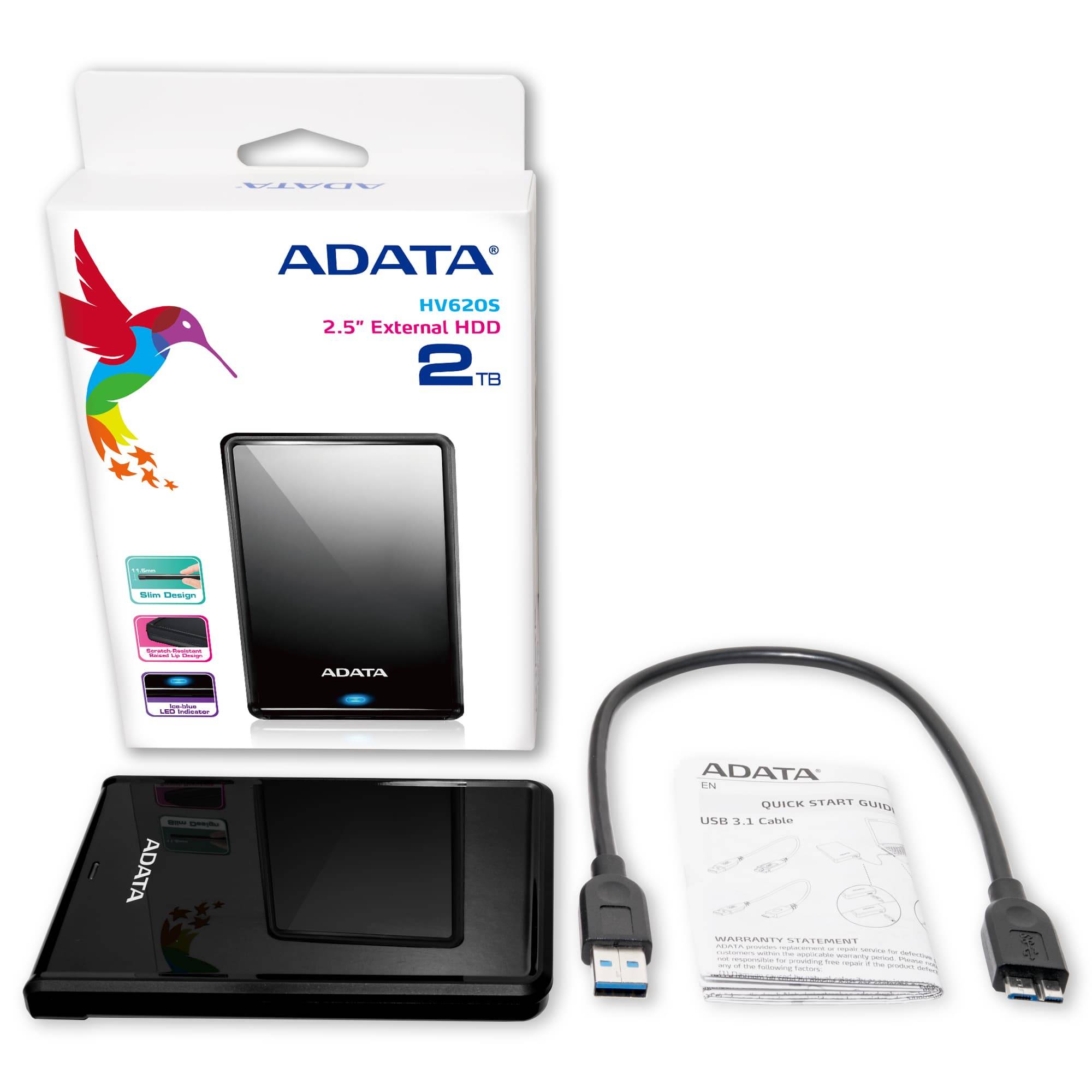 ADATA HV620S - Festplatte - 4 TB - extern (tragbar)
