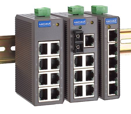 Moxa EtherDevice Switch EDS-208 - Switch - 8 x 10/100