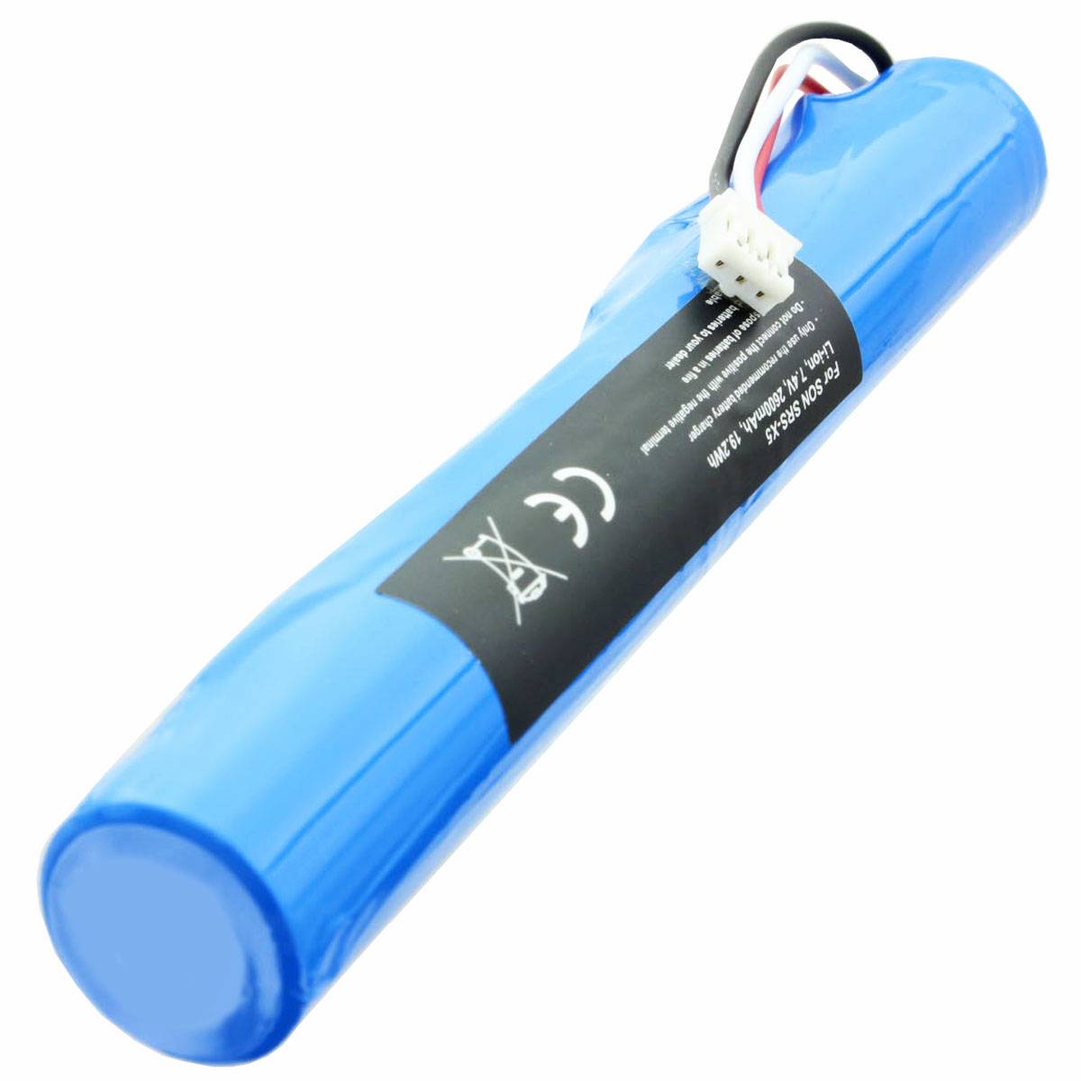 Akku passend für Sony SRS-X5 Akku Li-ion, 7,4V 3400mAh, 19,2Wh, built-in, ohne Werkzeug