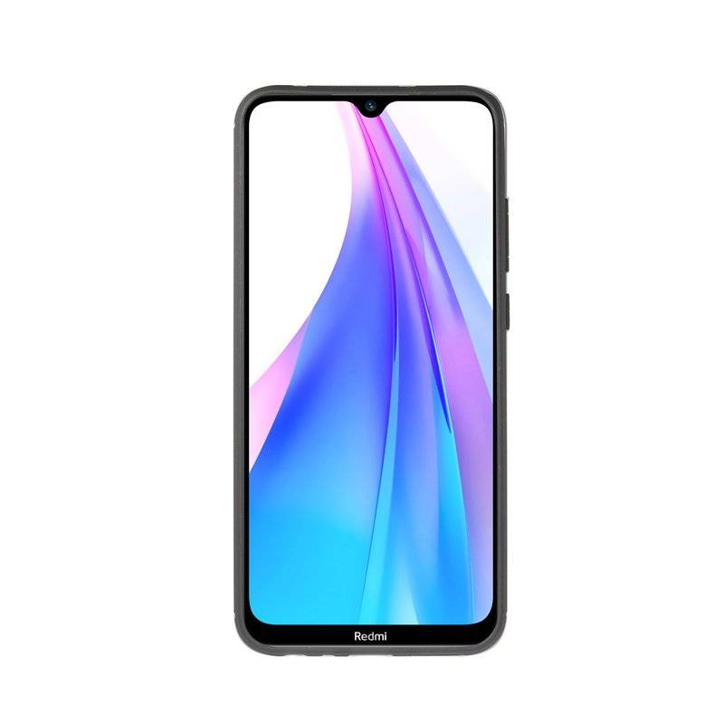 cofi1453® Silikon Hülle Bumper Carbon XIAOMI REDMI NOTE 8T Case TPU Soft Handyhülle Cover Schutzhülle Schwarz