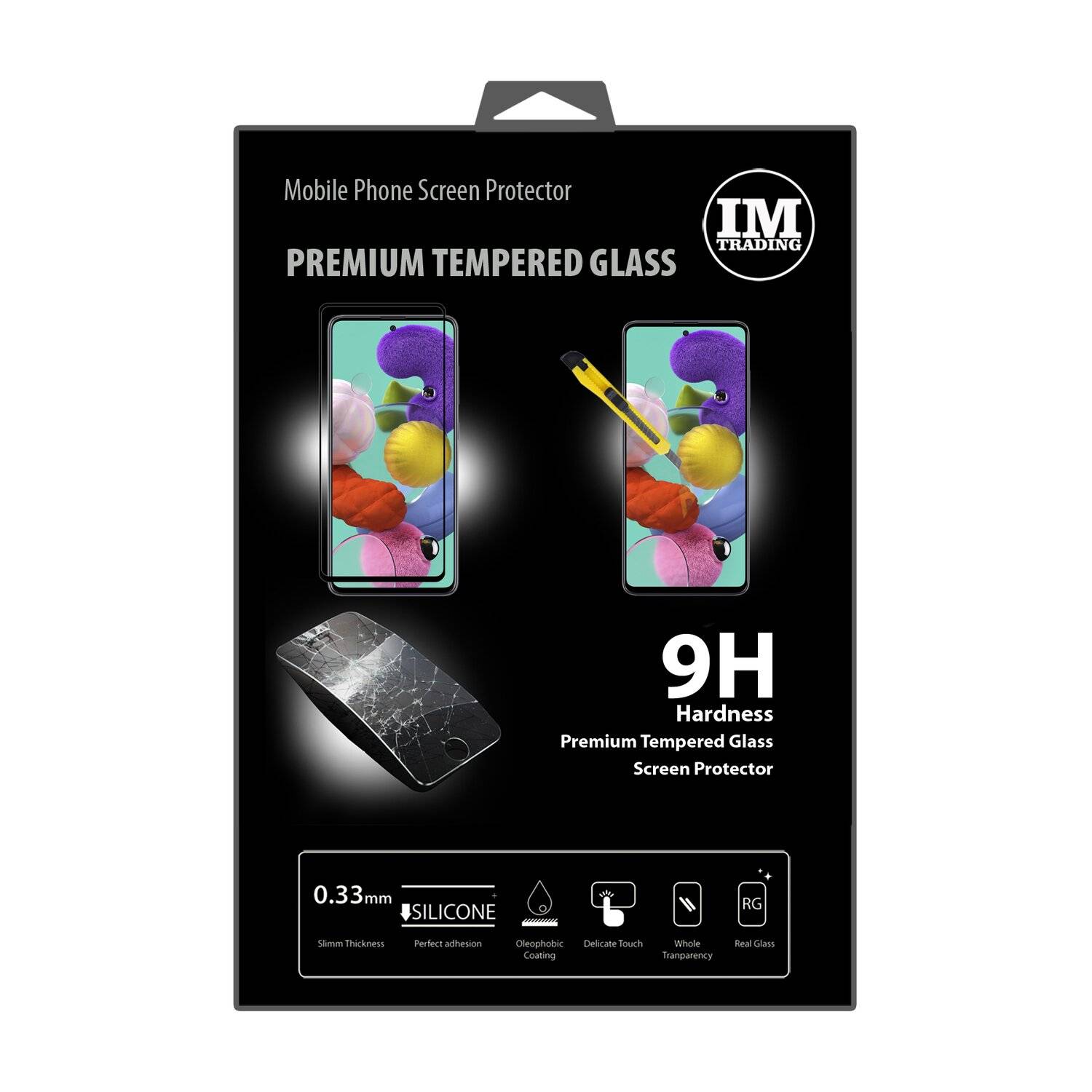 cofi1453® 5D Schutz Glas kompatibel mit SAMSUNG GALAXY A51 (A515F) Curved Schutz Folie Vollständig Klebend und Abdeckung