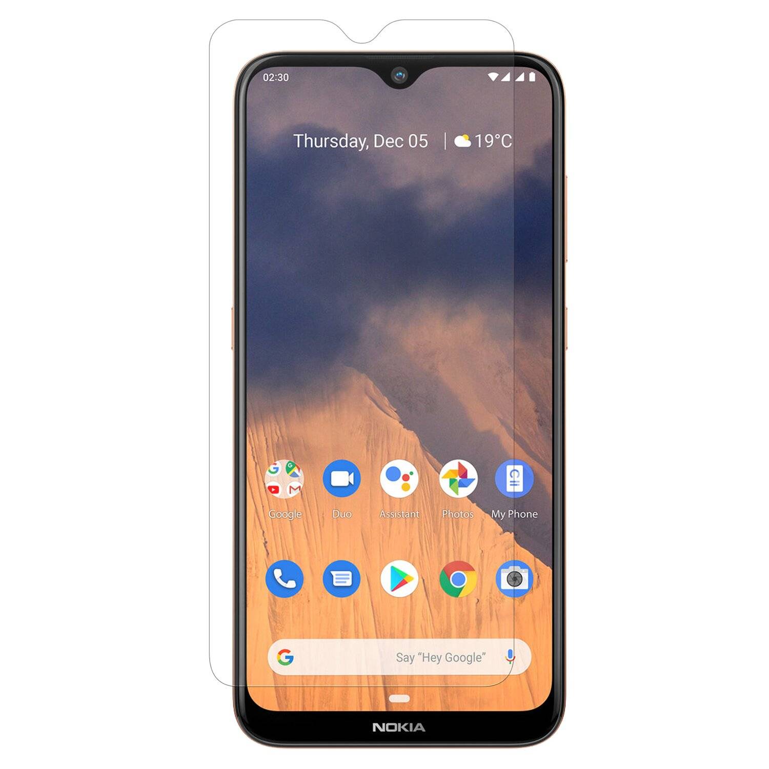 cofi1453 3X Schutz Schutz Glas 9H Tempered Glass Display Schutz Folie Display Glas Screen Protector Nokia 2.3