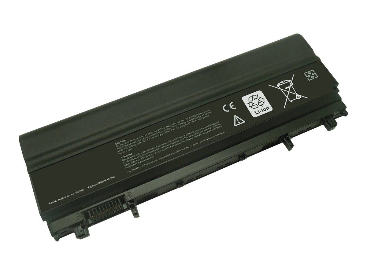 CoreParts - Laptop-Batterie (gleichwertig mit: Dell 451-BBIF, Dell 9TJ2J, Dell 451-BBIE, Dell WGCW6, Dell 312-1351, Dell 451-BBID, Dell 970V9, Dell