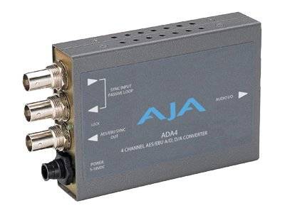 AJA ADA4 - Bidirektionaler A/D- und D/A-Audiowandler - 4-Channel Bi-Directional