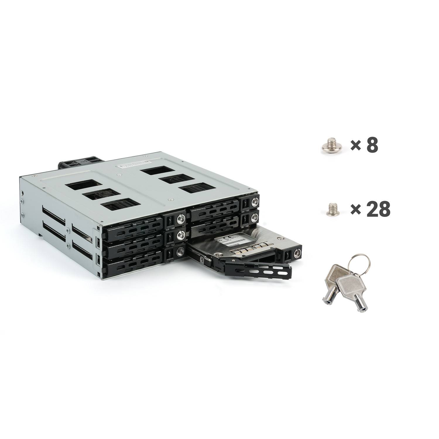 FANTEC MR-SA1262-12G - Internes RAID-Gehäuse - 2.5" (6.4 cm)