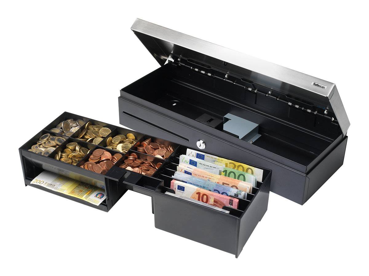 Safescan SD-4617S - Cash Drawer - Schwarz, Silber