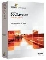 Kastencover für Microsoft Windows Server System SQL Server 2005 Standard Edition, gekennzeichnet als „Datenverwaltung und -analyse